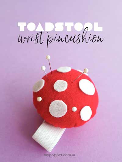 DIY: Toadstool Wrist Pincushion