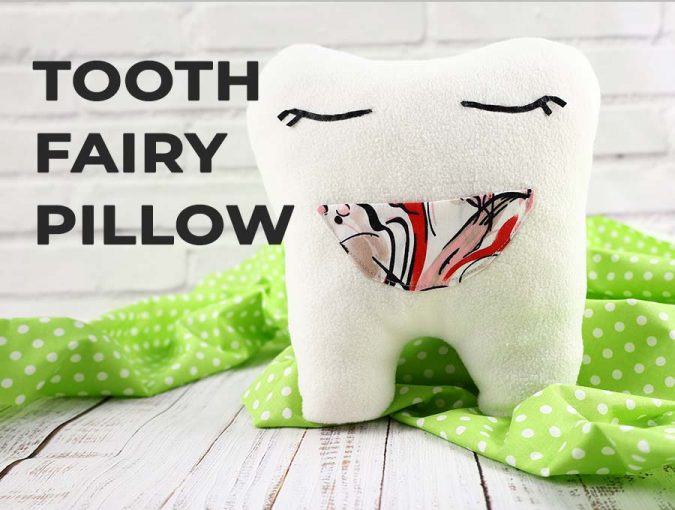 tooth airy pillow pattern and tutorial