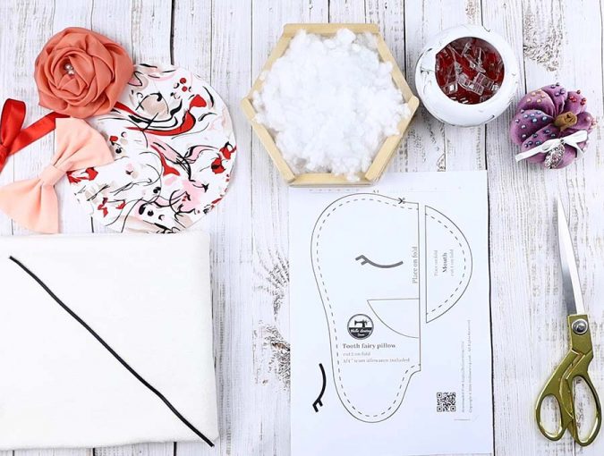DIY Tooth Fairy Pillow Pattern | Tutorial And Video ⋆ Hello Sewing