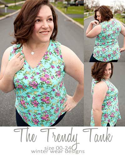 tank sizes 18w-26w New look 6642 easy sewing pattern for plus size women's shirt shorts UNCUT ff RARE pants shell