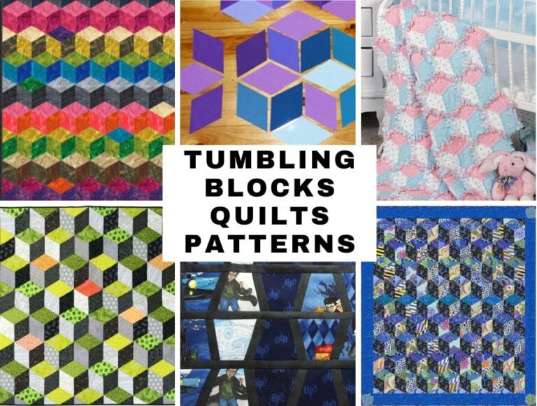 Tumbling Blocks Quilts Patterns [Traditional Methods and Modern Twists]