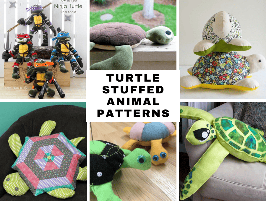 Turtle plush patterns