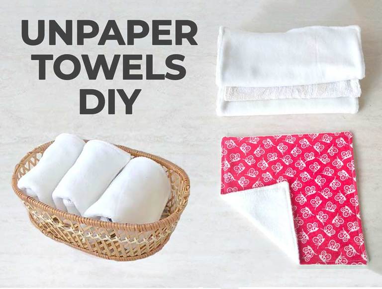 Unpaper Towels DIY: How to Make Reusable Paper Towels for Your Kitchen