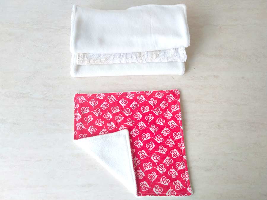 No-Sew Unpaper Towels and How to Store Them • The Crunchy Ginger