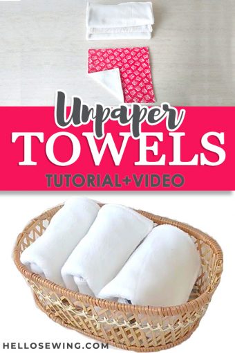 Unpaper Towels DIY: How To Make Reusable Paper Towels For Your Kitchen ...