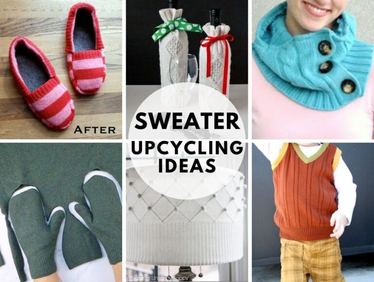 Repurpose or Upcycle Old Sweaters