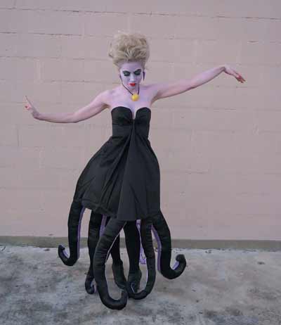 Ursula dress with tentacles