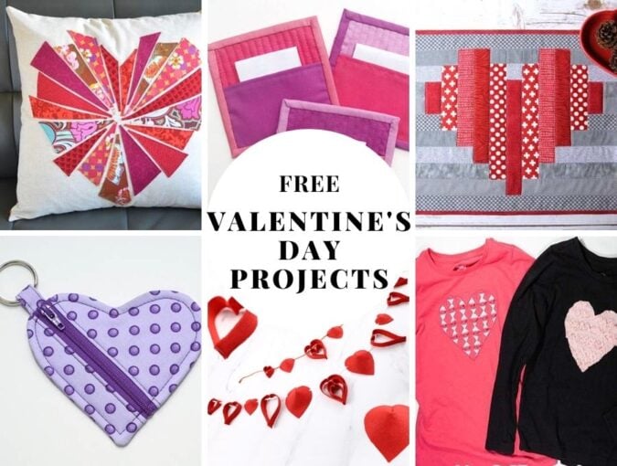 Valentine's day sewing projects
