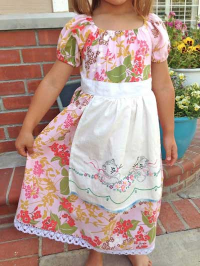 Vintage girl dress