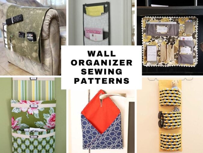 wall organizer sewing patterns