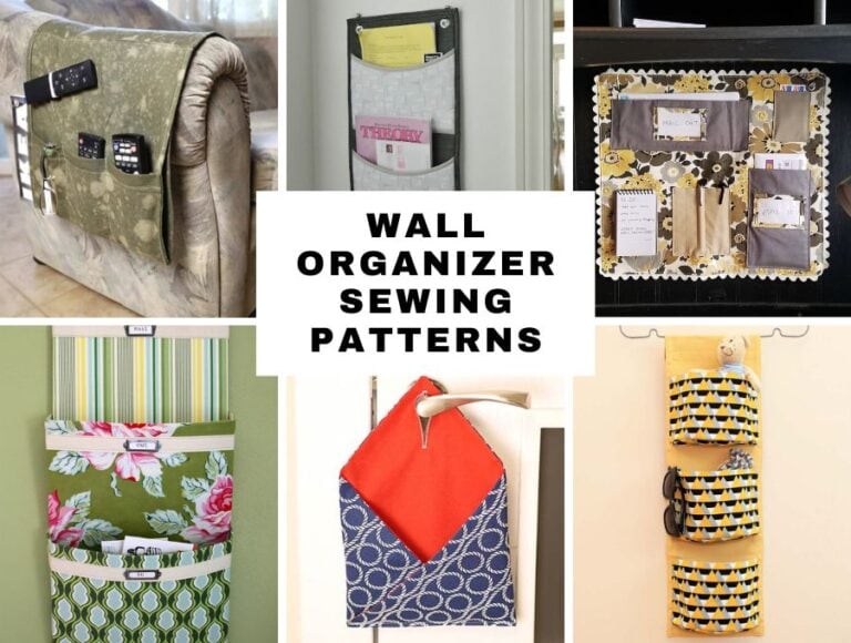 Free Wall Organizer Sewing Patterns [Creative Storage Solutions]