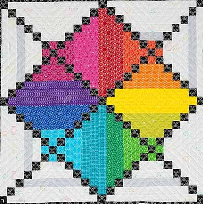 Chasing Rainbows free wall hanging pattern