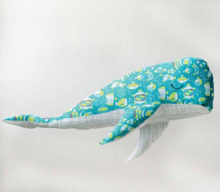 whale - free plush toy pattern and tutorial