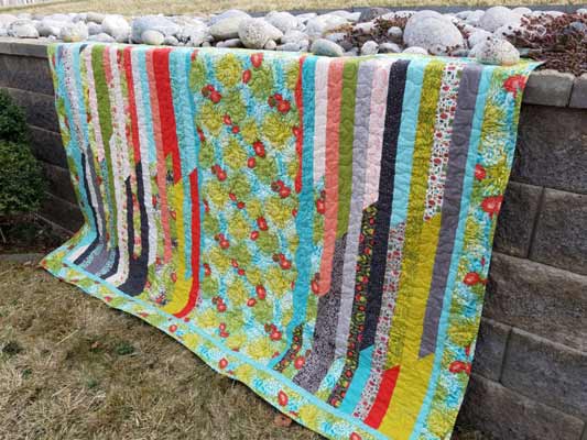 Waves Jelly Roll Quilt