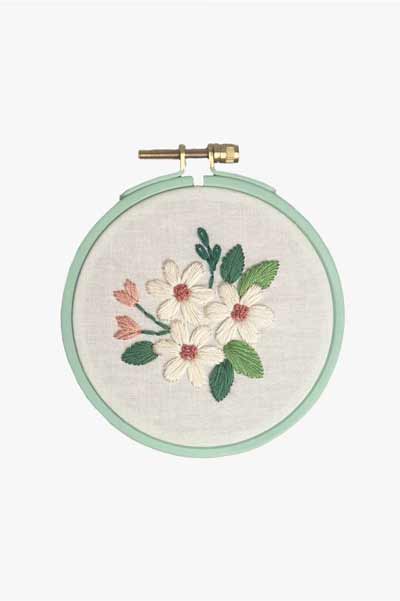 Free embroidery pattern and tutorial - Stitch Floral