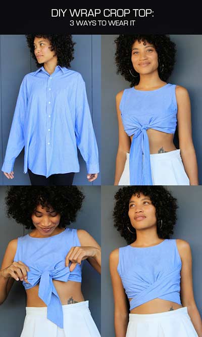 Ingenious DIY T-Shirt Cutting Ideas - 19 Ways To Cut Up A T-shirt