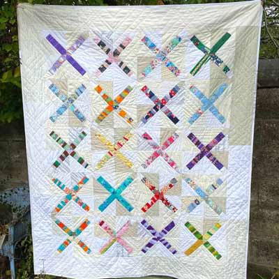 X Marks the Scrap quilt pattern