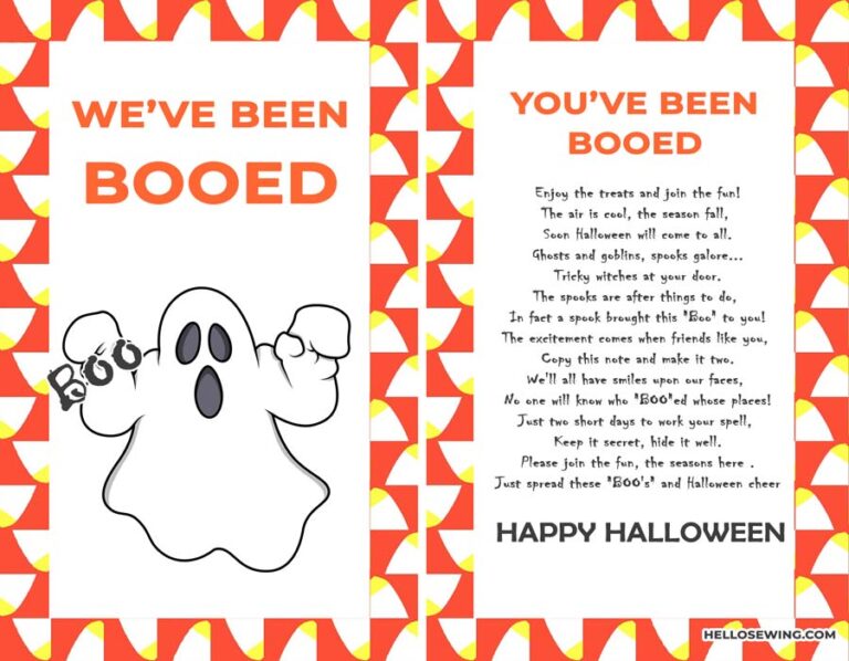 You’ve Been Booed with Free Printables