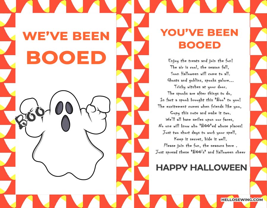 You've Been Booed Halloween Family Activity - The Littles & Me